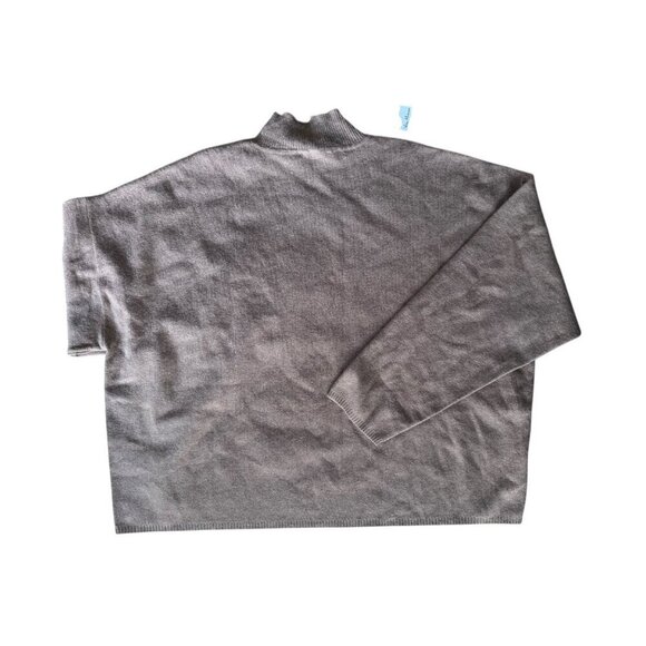 Vila Milano Wool Blend Sweater Tunic | Size Large NWT Button Side Detail - Picture 2 of 2